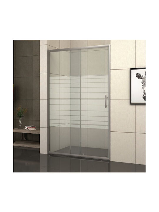 Cabina De Duș Perete La Perete Interceramic 118 Serigrafato Dimensiune 100-120cm X 190cm