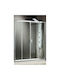 Shower Stall Sliding Door Axis Slider 171-174x185cm Clean Glass Chrome