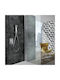 Excel Alma Aurora Built-in Set 2 Exits Mixer Hand Shower & Shower Head 30x30