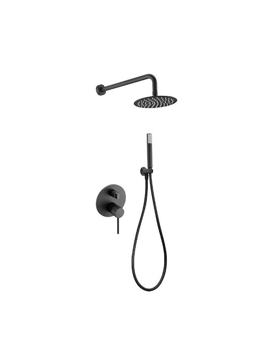 Σετ Εντοιχισμού Excel Minimal Black Matt 170125115 Μαύρο Ματ