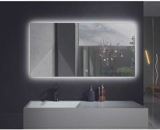 Oglindă de Baie Iluminată cu LED Standard 90x65 Bronz Art 60h7-90-65rs