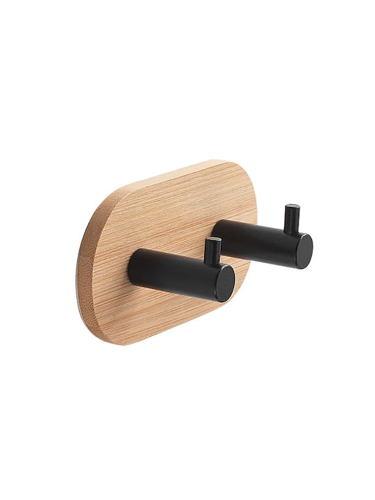 Double Hook Juncos Bamboo Matt Black Gedy