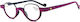 Cammello Lesebrille +1.25 in Lilac Farbe