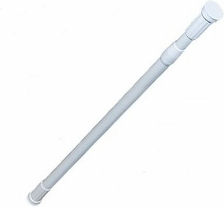 Bară Pentru Perdea de Duș Dreaptă Albă Pliabilă 110-200cm