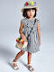 Kinderkleid Ärmellos Geprüft Plaid