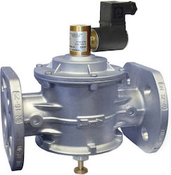 Ηλεκτροβάνα Αερίου 6 Bar N.o 230v Φλατζωτή Dn 65 2.1/2 Χειροκίνητης Επαναφοράς Αλουμίνιο Ηλεκτροβάνα Αερίου 6 Bar N.o 230v Φλατζωτή Dn 65 2.1/2 Χειροκίνητης Επαναφοράς Αλουμίνιο