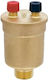 Automatic Radiator Network Air Vent Two Valves 1/2" Hansa