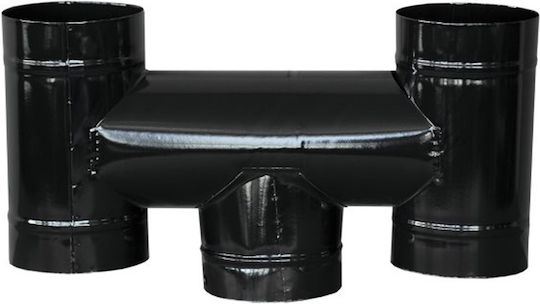 Ita Chimney Pipe Klapakis Ø12 Black Enamel 035-0005