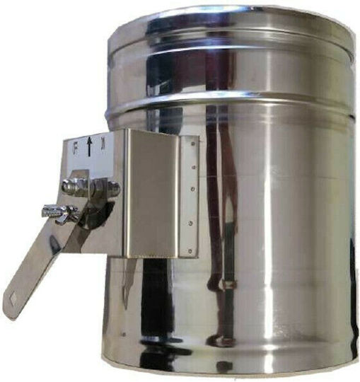 Chimney Pipe Throttle Fireplace Damper Adjustable Diaphragm Ø130mm Airduct