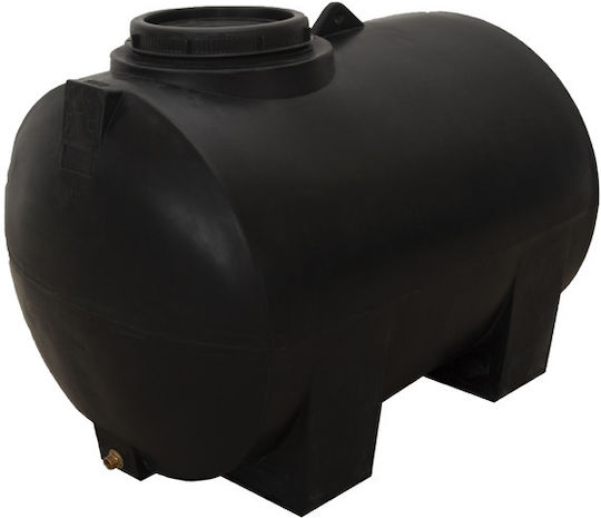 Zylindrische Horizontale Lagertank S/5 Schwarze 1000l Tiger Plast 21051000