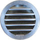 Circular Rainproof Galvanized Vent Louvers Φ150