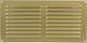 Vent Louver Amig Double Gold 15cm X 30cm