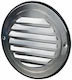 Γριλια Εξαερισμου Φ100mm Inox Vents
