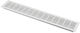 Lüftungsgitter Finetto 7cm Matt Weiß 145-580mm#...