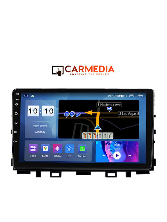 Carmedia Car Audio System for Kia Rio / Stonic 2018 (Bluetooth/USB/WiFi/GPS/Apple-Carplay/Android-Auto) with Touch Screen 9"