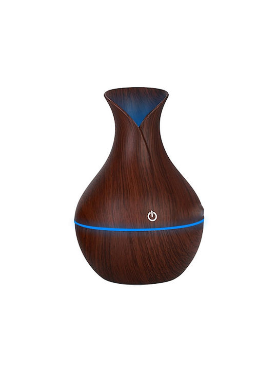 Holz Raumduft mit Braunem Ultraschall Aromatherapie-Diffusor Oem