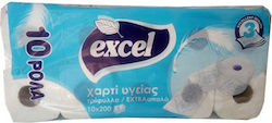 Excel Тоалетна Хартия 3-пластова 10 броя 105g