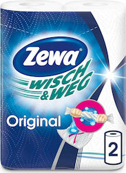 Zewa Wisch & Weg Original Χαρτί Κουζίνας 2 Ρολά 2 Φύλλων (188gr/Ρολό) Zewa Wisch & Weg Original Χαρτί Κουζίνας 2 Ρολά 2 Φύλλων (188gr/Ρολό)