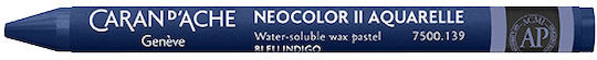 Caran D’ache Crayons Wax Watercolor Neocolor Ii Indigo Blue 10 Pieces
