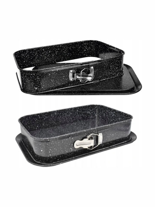 Brunbeste Marble Cake Baking Pan with Removable Bottom 35x24x7.5cm