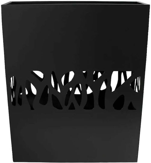 Marhome Planter Box Metal Negru 100x30x120cm.