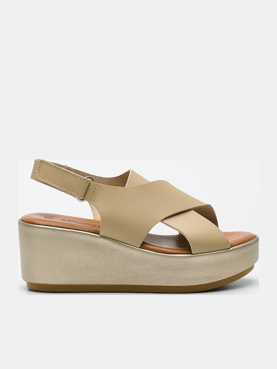 Comodissima Πλατφόρμες Beige