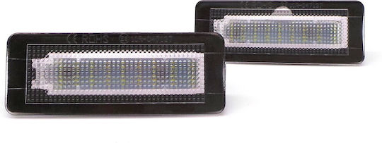 Lumini pentru plăcuțele de înmatriculare Lumini LED 12V 2538 2buc
