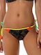 Bikini Slip with Laces Khaki