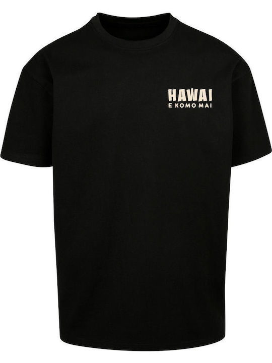 Merchcode Hawai Tricou Oversized Negru Ss24 Mp0...