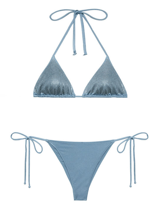 Set Bikini Brazilia Albastru