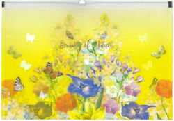 Φάκελος Zip Yellow Beauty Nature 25x33 Kandalepas