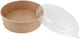 Disposable Salad Paper Bowl Kraft 5pcs Lid
