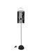 Zen Collection Floor Lamp H119xW25.5cm. Black