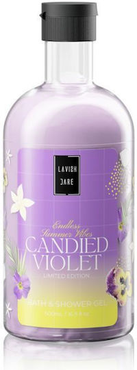 Lavish Care Candied Violet Bubble Bath Gel with Glycerin & Vanilla Scent 500ml