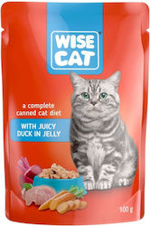 Wise Cat Juicy Duck Ζελέ 100gr