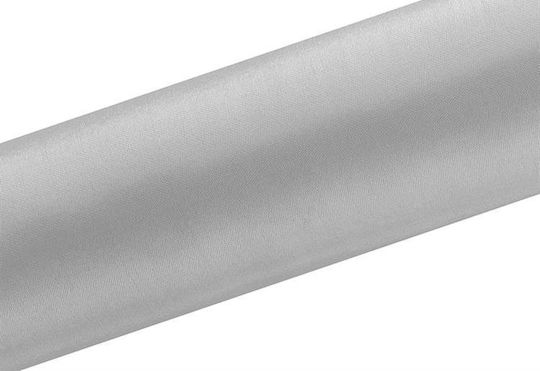 PartyDeco Satin Panglică Monocromie Argintiu 9metri