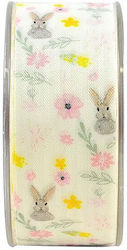 Benzi Pastel Cu Dungi Easter Poplina 35mm x 25m Multicolor