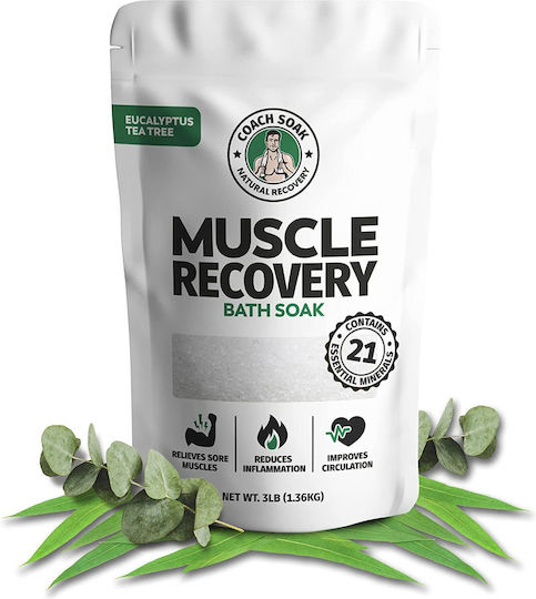Muscle Recovery Bath Soak Eucalyptus Tea Tree 1.36kg