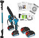 spv-setal35 Set Kettensäge & Baumschere 36V mit 2 Batterien 8Ah mit Teleskopstange 2,1 m