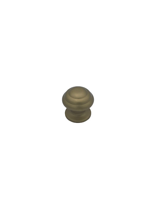 Saguatti Knopf Vordertür Satin Bronze