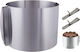 Cake Land 12cm Adjustable Cake Ring 16-30cm Springform Pan
