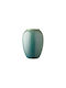 Oz Decorative Vase Petrol Blue 13x13x20cm