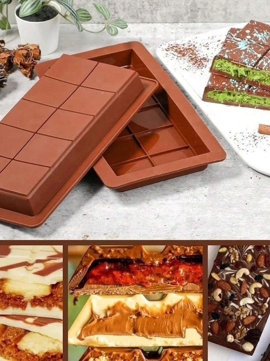 Formă de Patiserie Bomboane de Ciocolată din Silicon 25x13.5buc 1buc