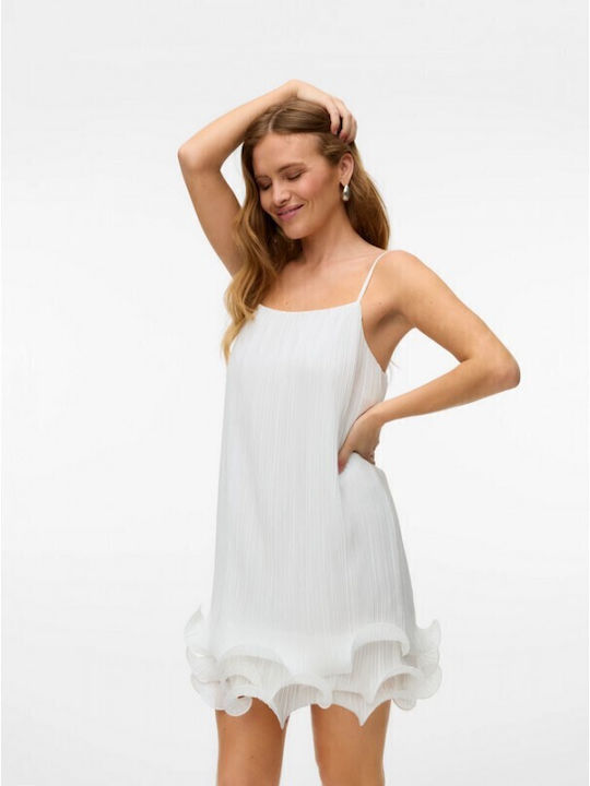 Summer Mini Evening Dress White