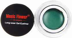 Music Flower Χρωματιστό Eyeliner Gel Βαζάκι Πινέλο Εφαρμογής 30g 4#-πράσινο