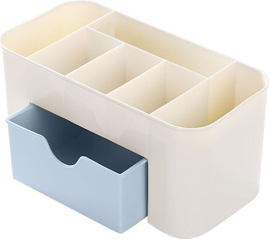 Make Up Kosmetikorganisator mit Schubladen & Trennzeichen Weiß