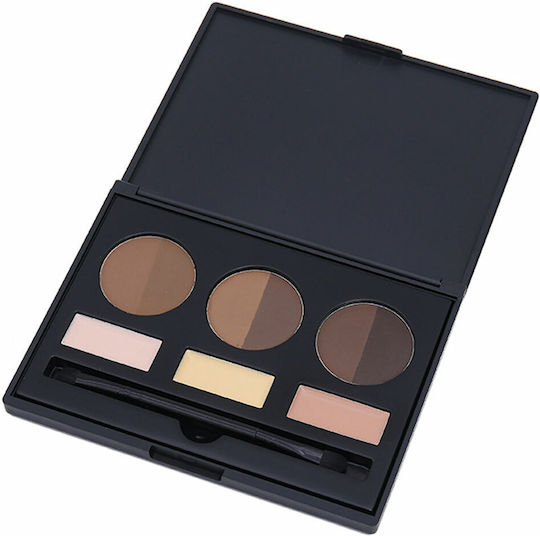 Παλέτα Φρυδιών & Concealer Κρεμώδη Υφή By La Meila