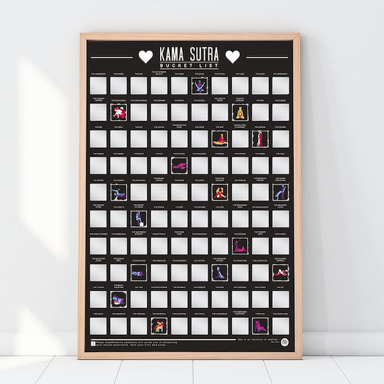 Gift Republic Kama Sutra Bucket List 60 X 40cm