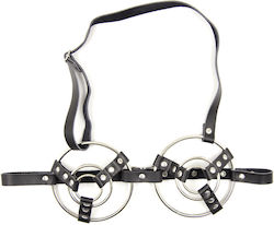 Stainless Steel Leather Fitish Bra