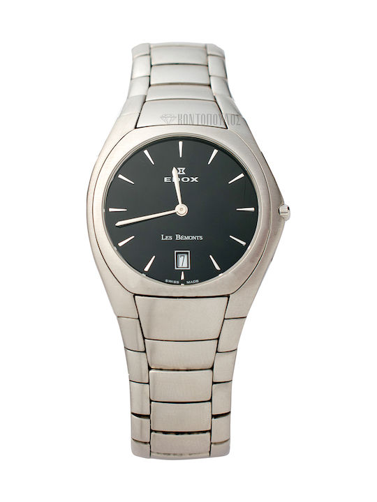Edox Les Bemonts Ultraflat Classic Stainless Steel Bracelet 27001 Edox Les Bemonts Ultraflat Classic Stainless Steel Bracelet 27001